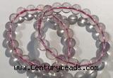 CGB4001 7.5 inches 10mm round rose quartz beaded bracelets
