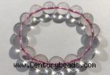 CGB4003 7.5 inches 14mm round rose quartz beaded bracelets