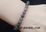 CGB5019 6mm, 8mm round Indian agate beads stretchy bracelets