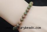 CGB5062 6mm, 8mm round unakite beads stretchy bracelets