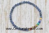 CGB7012 7 chakra 4mm sodalite beaded meditation yoga bracelets