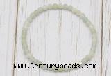 CGB7240 4mm tiny New jade beaded meditation yoga bracelets