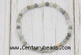 CGB7297 4mm tiny seaweed quartz beaded meditation yoga bracelets