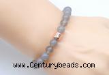 CGB9261 8mm, 10mm grey agate & drum hematite power beads bracelets