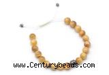 CGB9498 8mm, 10mm golden tiger eye & drum hematite adjustable bracelets