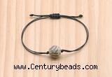 CGB9938 Fashion 12mm feldspar gemstone adjustable bracelet jewelry