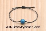 CGB9982 Fashion 12mm apatite gemstone adjustable bracelet jewelry