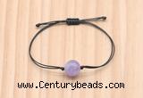 CGB9995 Fashion 12mm lavender amethyst adjustable bracelet jewelry