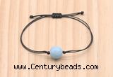 CGB9997 Fashion 12mm aquamarine adjustable bracelet jewelry