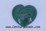 CGC35 5pcs 16*16mm heart natural malachite gemstone cabochons