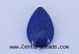 CGC46 14*22mm flat teardrop natural lapis lazuli gemstone cabochons