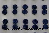 CGC91 10mm flat round druzy quartz cabochons wholesale