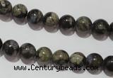 CGE102 15.5 inches 8mm round glaucophane gemstone beads