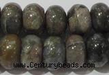 CGE110 15.5 inches 6*10mm rondelle glaucophane gemstone beads