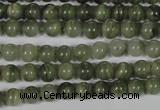 CGH02 15.5 inches 6mm round green hair stone beads wholesale