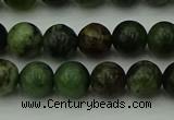 CGJ402 15.5 inches 8mm round green jade beads wholesale