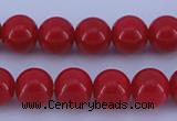 CGL848 10PCS 16 inches 4mm round heated glass pearl beads wholesale