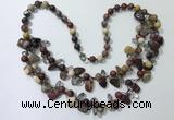 CGN531 19.5 inches chinese crystal & mookaite beaded necklaces