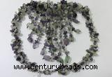 CGN828 20 inches stylish amethyst & prehnite statement necklaces