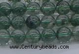 CGQ501 15.5 inches 6mm round imitation green phantom quartz beads