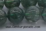 CGQ507 15.5 inches 18mm round imitation green phantom quartz beads
