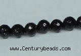 CGS106 15.5 inches 8mm faceted round blue goldstone beads wholesale