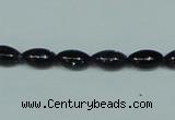 CGS120 15.5 inches 6*10mm rice blue goldstone beads wholesale