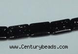 CGS129 15.5 inches 10*14mm rectangle blue goldstone beads wholesale