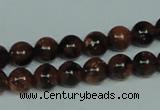 CGS202 15.5 inches 8mm round blue & brown goldstone beads wholesale