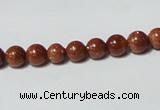 CGS50 15.5 inches 6mm round goldstone beads wholesale