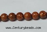 CGS51 15.5 inches 8mm round goldstone beads wholesale