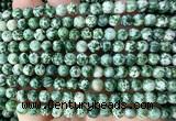 CGS601 15 inches 6mm round green spot stone beads wholesale