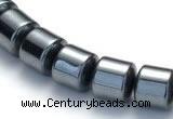 CHE03 16 inches 7mm column shape hematite beads Wholesale