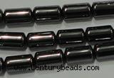 CHE117 15.5 inches 5*8mm tube hematite beads wholesale