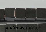 CHE183 15.5 inches 8*8mm cube hematite beads wholesale