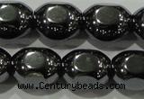 CHE247 15.5 inches 10*12mm lantern hematite beads wholesale