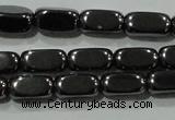 CHE248 15.5 inches 4*8mm cuboid hematite beads wholesale