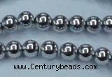 CHE427 15.5 inches 12mm round plated hematite beads wholesale