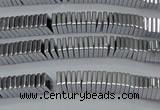 CHE565 15.5 inches 1*2*2mm square plated hematite beads wholesale