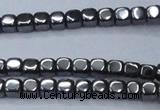 CHE818 15.5 inches 4*4mm dice hematite beads wholesale