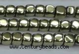 CHE876 15.5 inches 3*3mm dice plated hematite beads wholesale