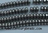 CHE962 15.5 inches 1.5*3mm rondelle plated hematite beads wholesale