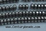 CHE967 15.5 inches 2*4mm rondelle plated hematite beads wholesale