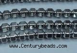 CHE981 15.5 inches 4*4mm plated hematite beads wholesale