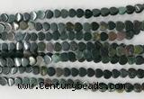 CHG113 15.5 inches 6mm flat heart Indian bloodstone beads wholesale