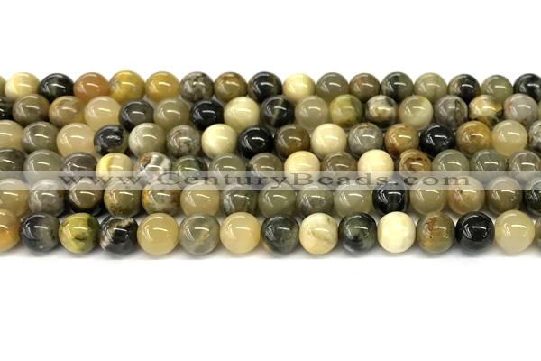 CHJ102 15 inches 8mm round honeybee jasper beads