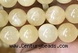 CHJ11 15.5 inches 6mm round honey jade beads wholesale