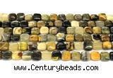 CHJ115 15 inches 8mm square honeybee jasper beads