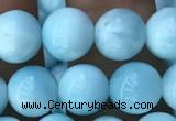 CHM302 15.5 inches 8mm round blue hemimorphite gemstone beads
