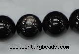 CHS04 15.5 inches 18mm round natural hypersthene gemstone beads